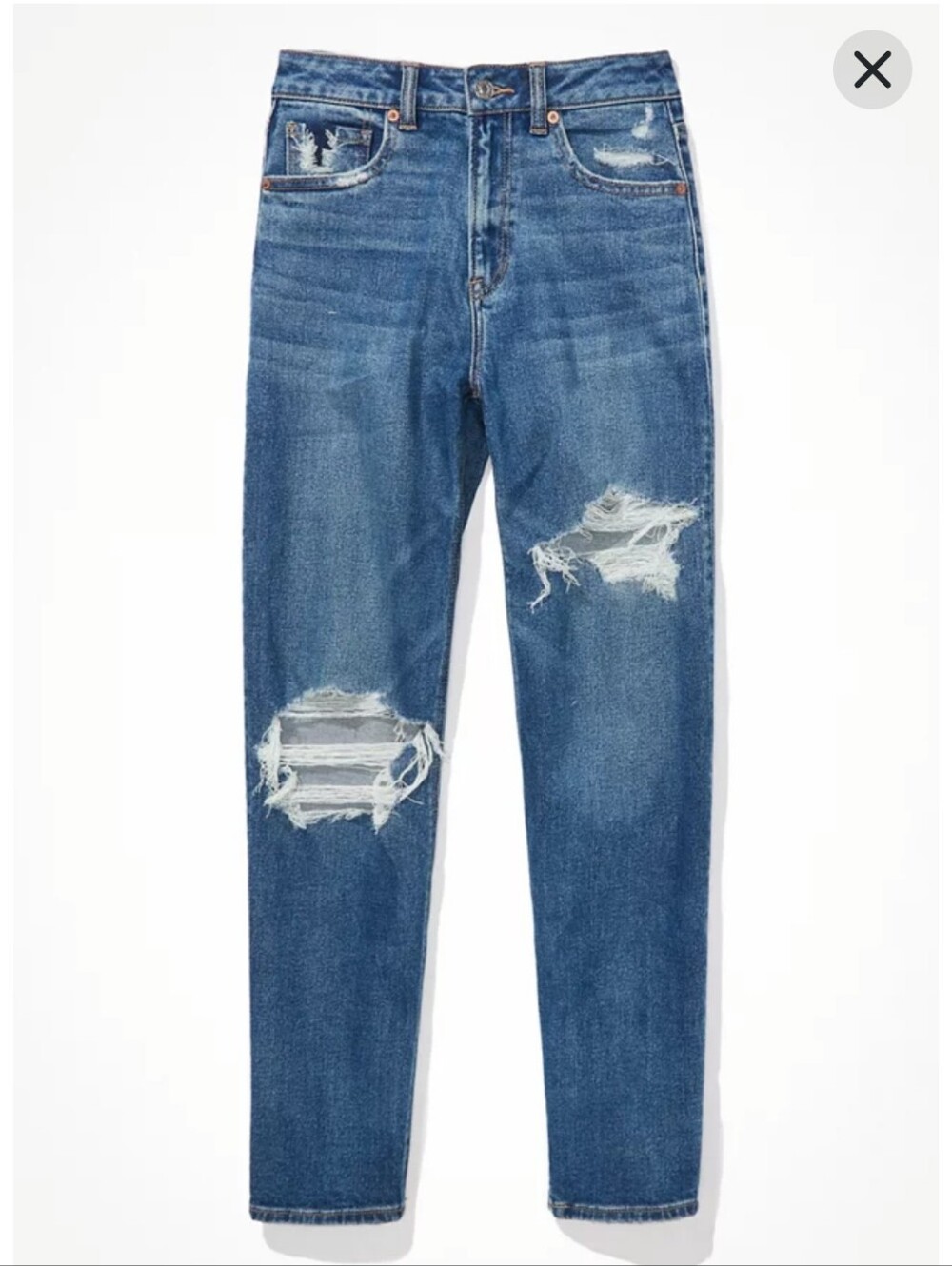 American Eagle Mom Straight Jeans Size 10 Regular